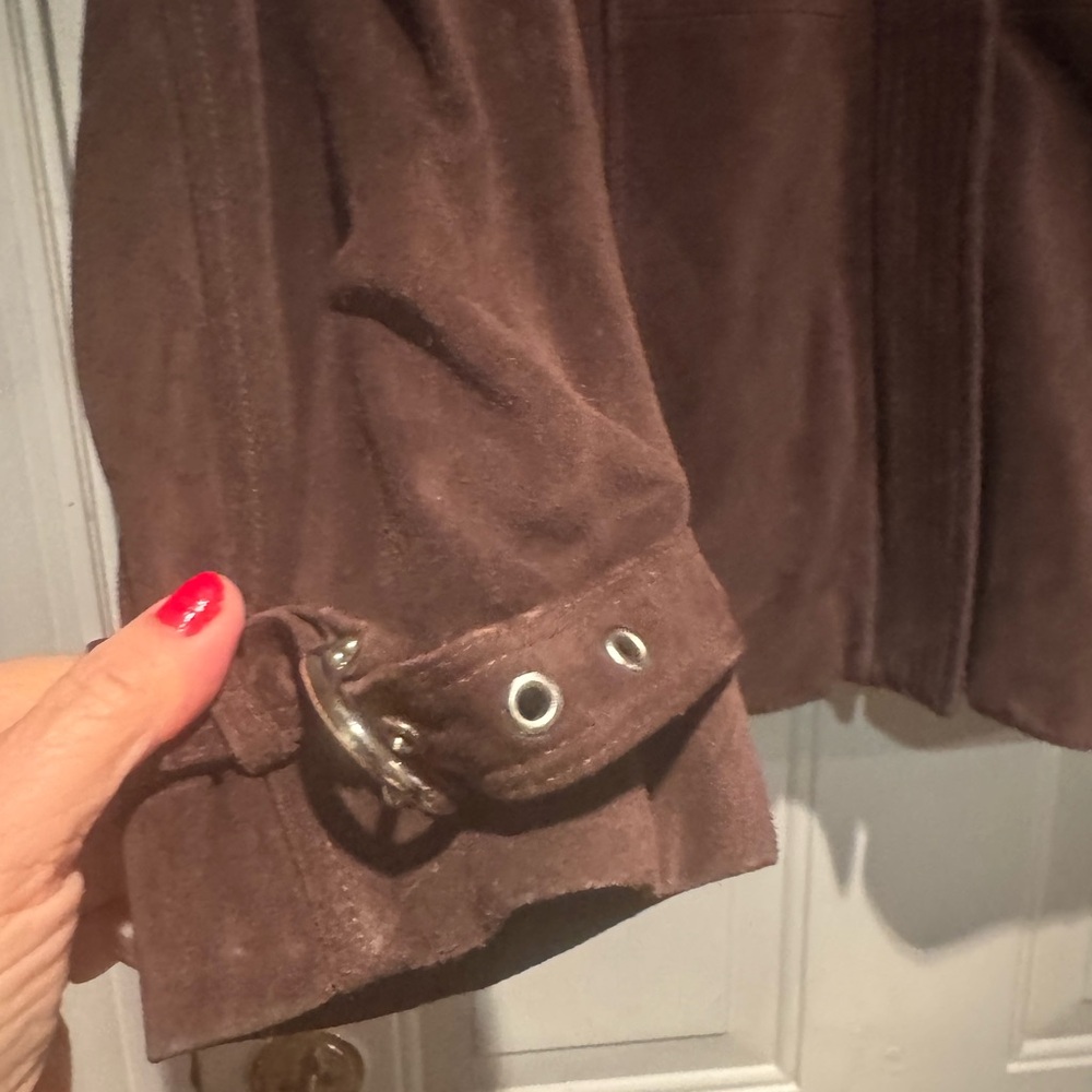 Vintage Coach suede brown jacket 25 years old - Picture 3 of 16